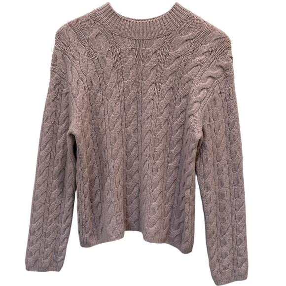 VINCE Twisted Cable Wool & Cashmere-Blend Sweater - Picture 5 of 10